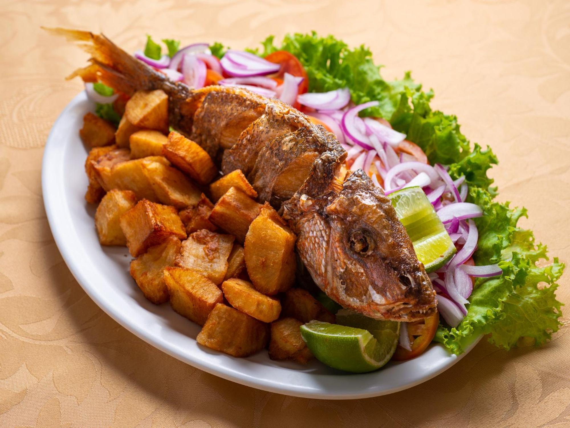 Ocean Palace All Inclusive Premium Νατάλ Εξωτερικό φωτογραφία Fried fish with potatoes